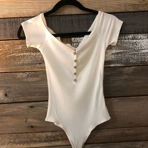 Sage Off White Body Suit